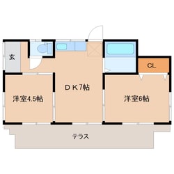 レジェンドハウス6号棟の物件間取画像